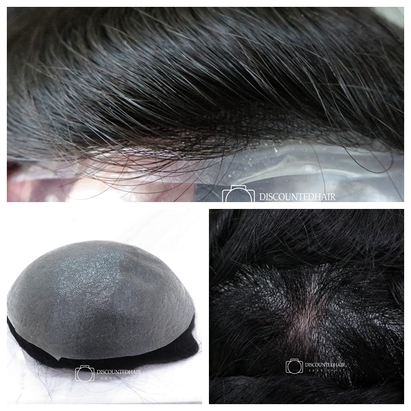 Toupee Men Hairpieces Ultra Thin Skin Hair Replacement Natural